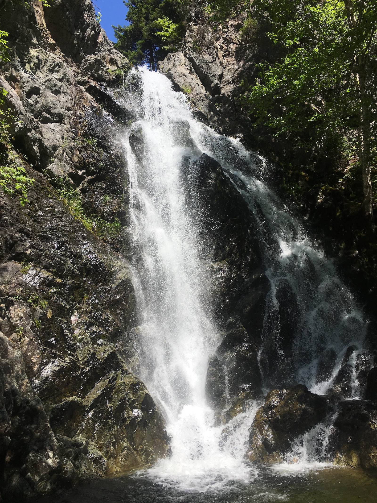 third vault falls waterfall nb